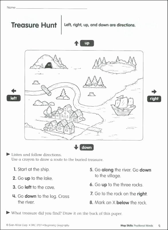 1st Grade Map Skills Worksheets Best Of social Skills Worksheets for 2nd Grade