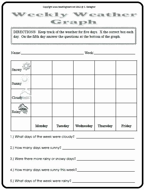 1st Grade Weather Worksheets Weather and Climate Worksheets Weather Worksheet New Grade 5