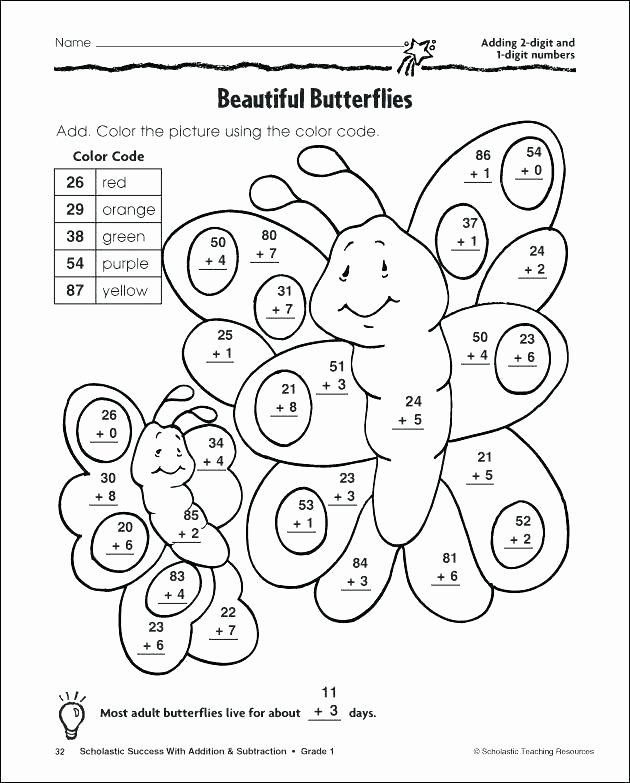 2 Digit Addition Coloring Worksheets Subtraction Coloring Pages – Alejandro Jaramillo