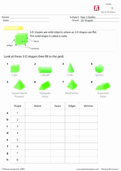 2d Shapes Worksheets Kindergarten First Grade Shapes Worksheets
