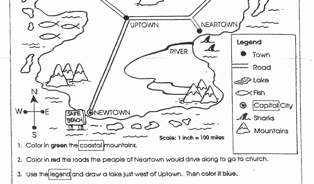 2nd Grade Map Skills Worksheets New Free Geography Map Skills Worksheets Lessons Quizzes for