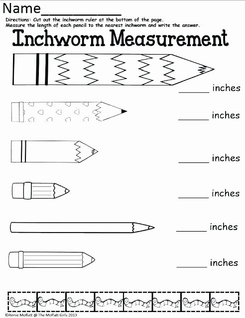 2nd Grade Math Worksheets Measurement Measurement Worksheets Grade 1