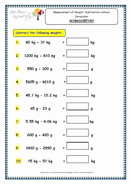2nd Grade Math Worksheets Measurement Measurement Worksheets Grade 2