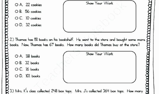 2nd Grade Minute Math Worksheets Free Printable Second Grade Worksheets Math Test Mental 2nd