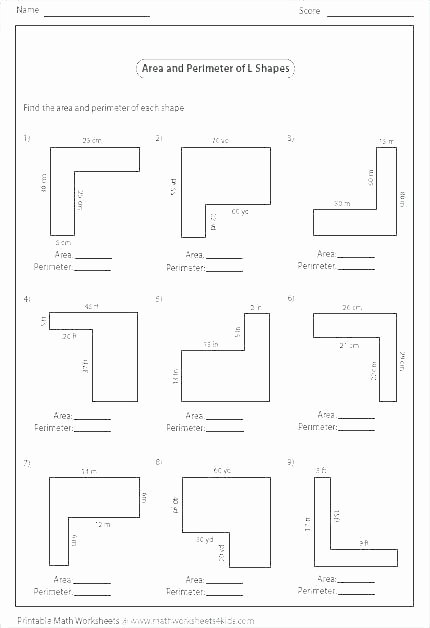 2nd Grade Perimeter Worksheets area Easy area and Perimeter Worksheets Rectangle