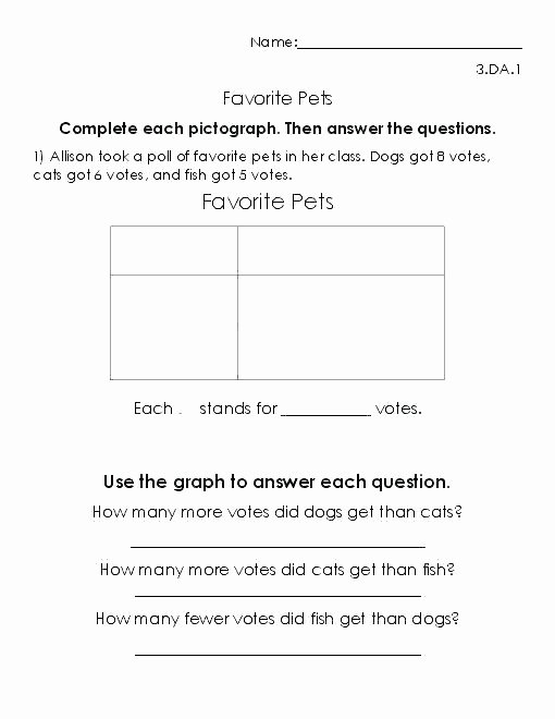 2nd Grade Pictograph Worksheets Pictograph Worksheets for 3rd Grade – Openlayers