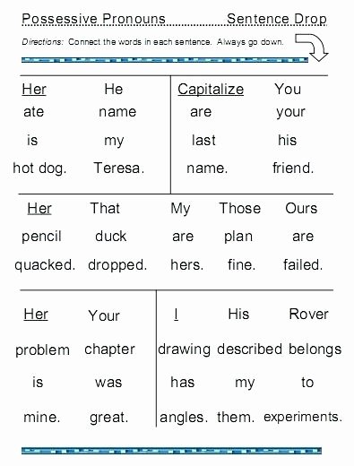 2nd Grade Pronoun Worksheets Pronouns Free Language Stuff 1 Pronoun Worksheets for 1st Grade