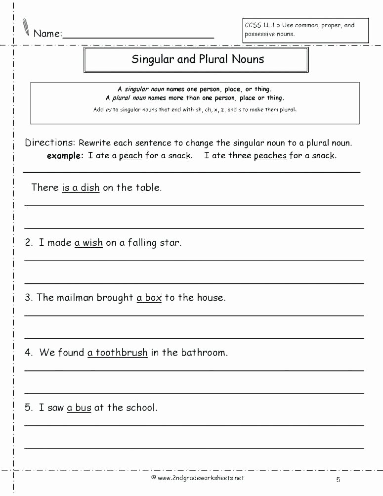 2nd Grade Proper Nouns Worksheet Nouns Worksheets 3rd Grade – Primalvape