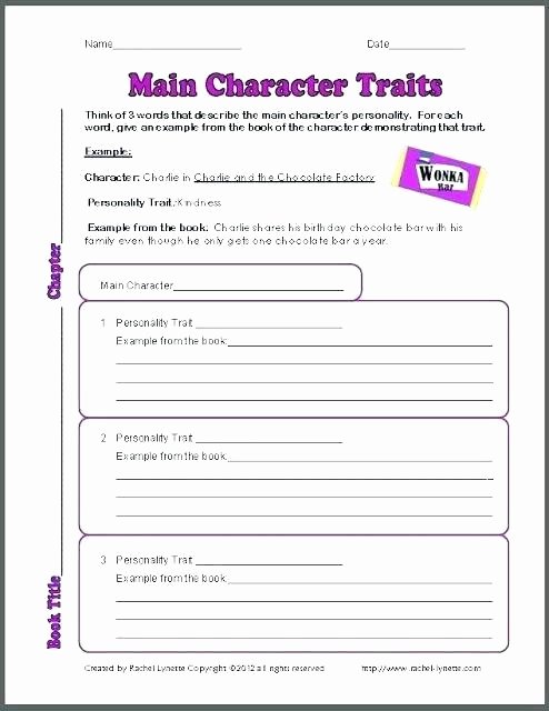 2nd Grade Reading Response Worksheets Grade Printable Worksheets Character Response Worksheets