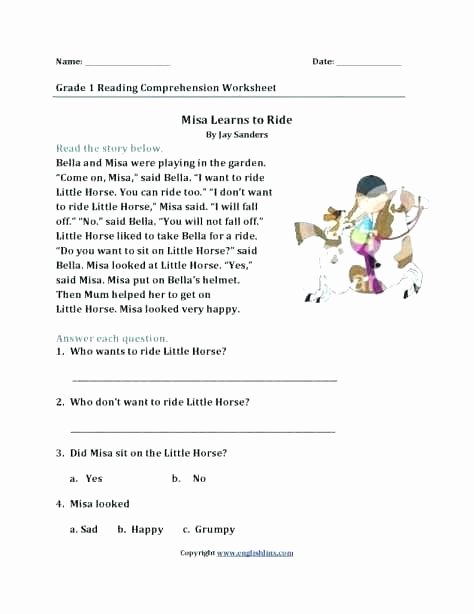 2nd Grade Reading Response Worksheets Grade Reading Worksheets to Printable to Grade Reading