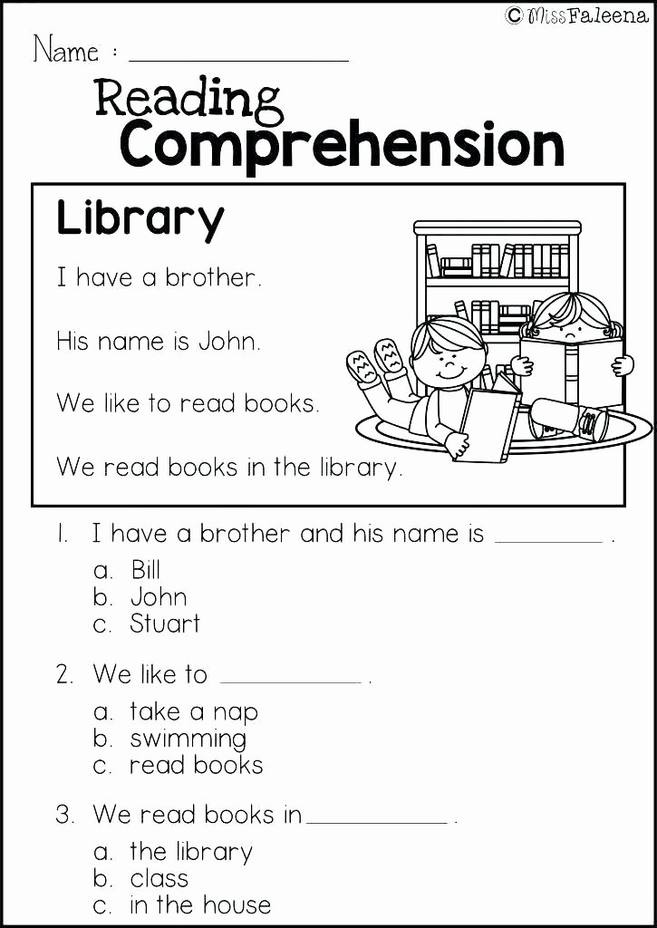 2nd Grade Reading Worksheets Printable Second Grade Reading Prehension Printable Worksheets