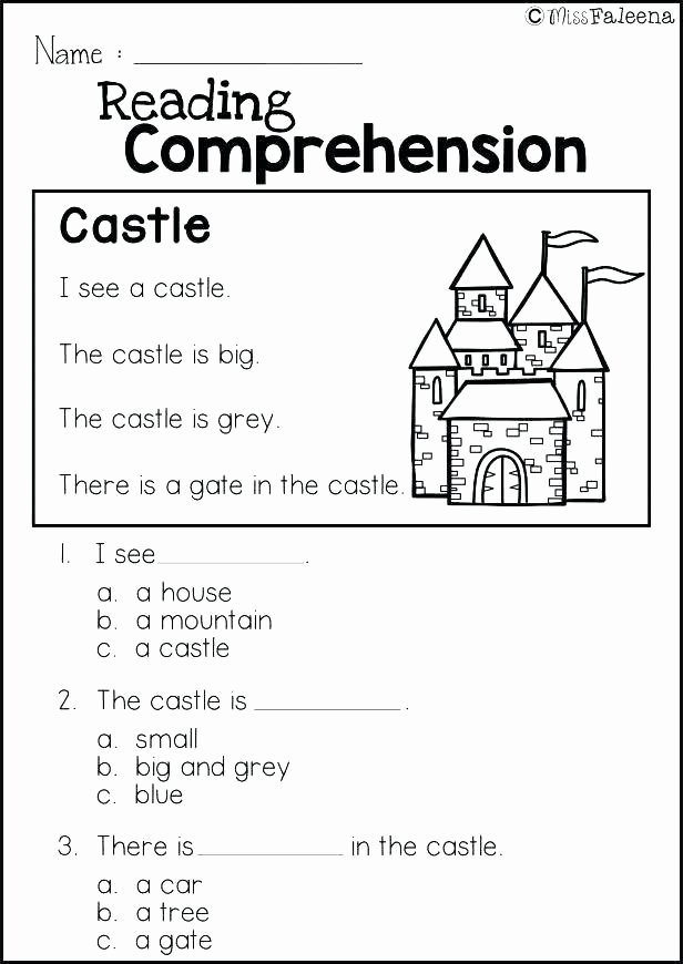 2nd Grade Reading Worksheets Printable Second Grade Reading Worksheets Prehension for Activities