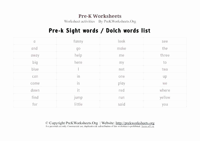 2nd Grade Sight Word Worksheets First Grade Sight Words Worksheets