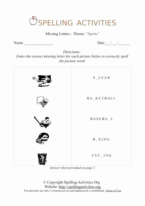 2nd Grade Spelling Worksheet Free Spelling Worksheets for Grade 2 Library Download and
