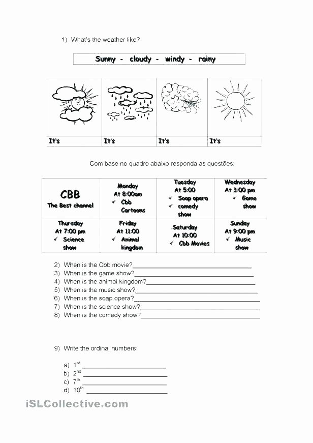 2nd Grade Weather Worksheets Weather Worksheets for Grade 2 Worksheets Weather for Grade