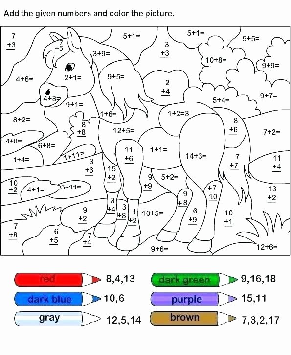 3 Digit Addition Coloring Worksheets Double Digit Addition Coloring Worksheets