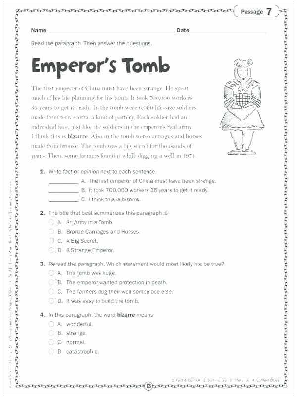 3rd Grade Preposition Worksheets First Grade Reading Ets Teaching for Cloze Passages 3rd