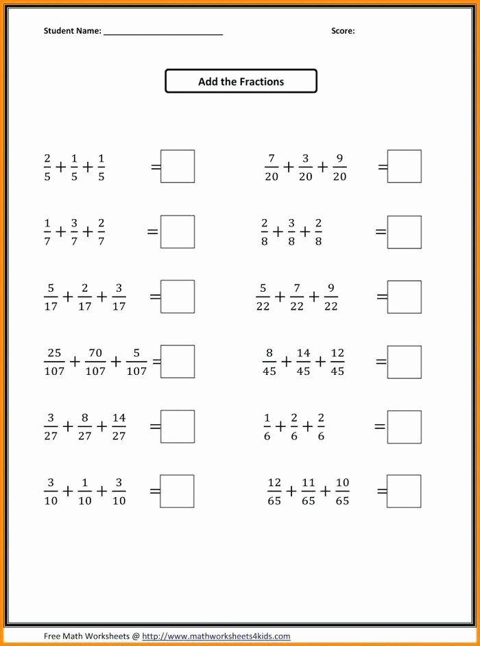 3rd Grade Regrouping Worksheets 10 Subtracting Mixed Numbers with Regrouping Worksheet