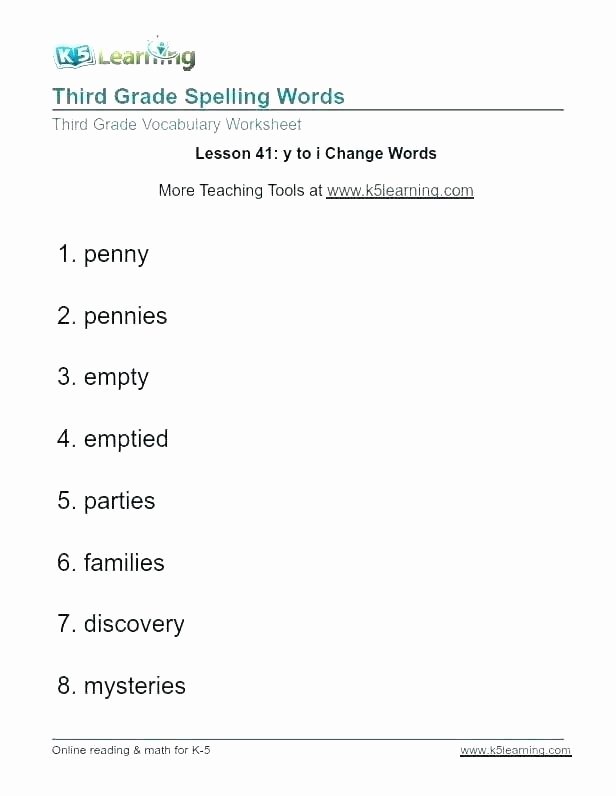 3rd Grade Spelling Worksheets Pdf Art Vocabulary Worksheets 9th Grade First Pound Words