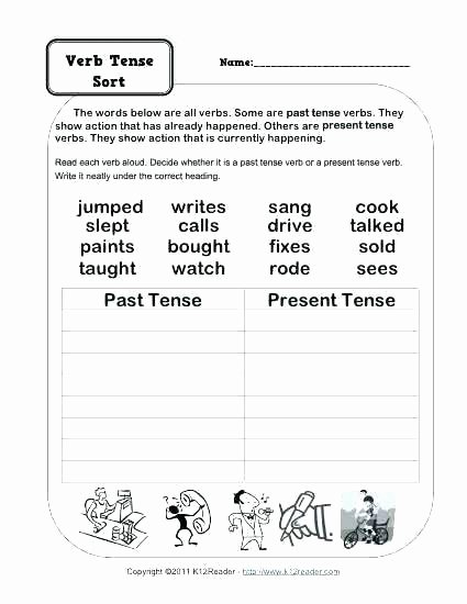 3rd Grade Verb Tense Worksheets Past Tense Ed Worksheets Verbs with Archives Verb Worksheet