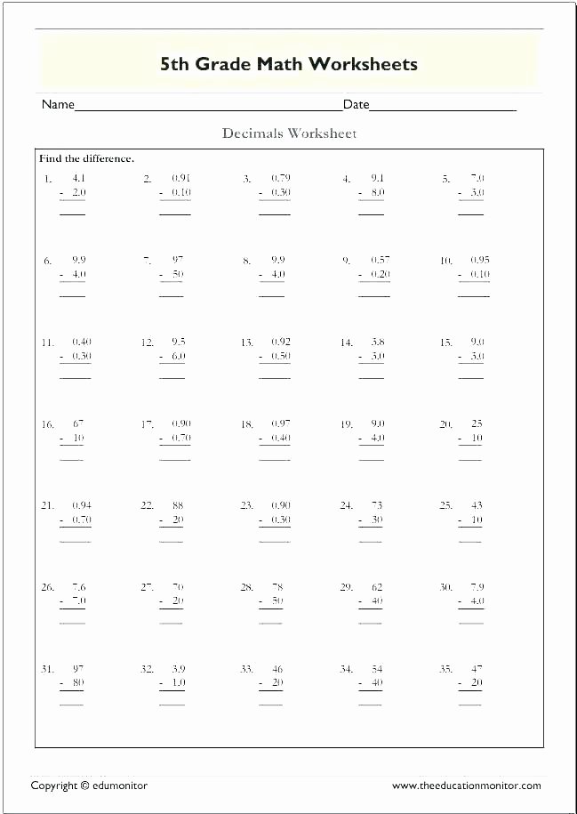 3rd Grade Volume Worksheets area Perimeter and Volume Worksheets – Trubs