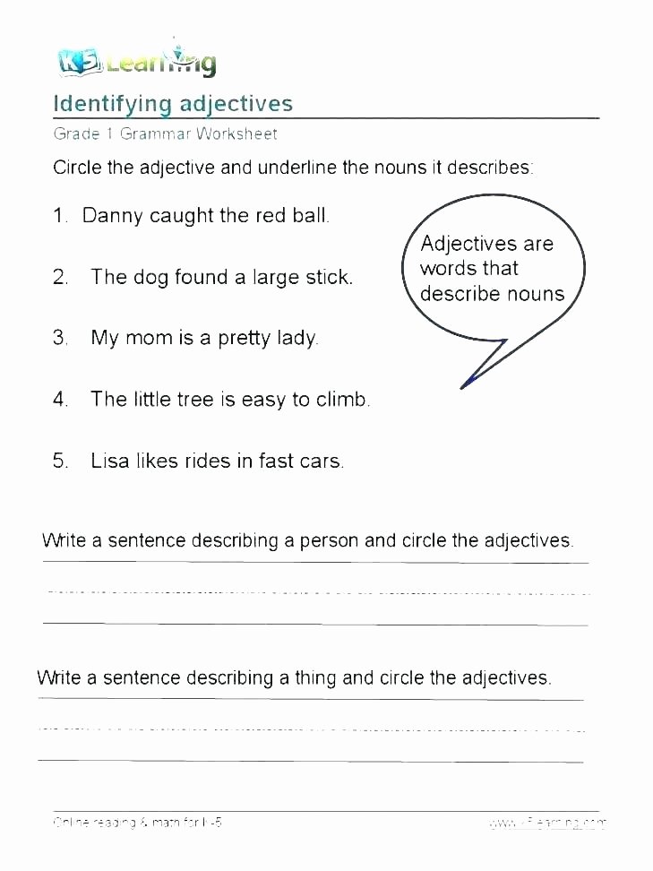 4th Grade English Worksheets 4th Grade English Worksheets Full Size Grammar Types