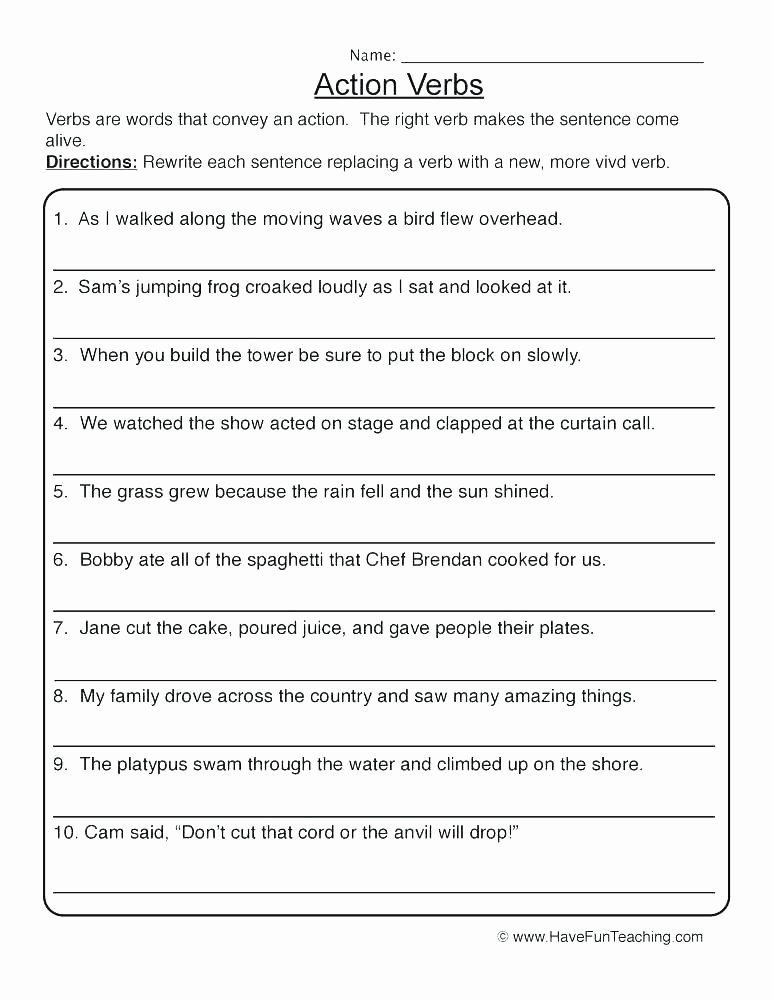 4th Grade Grammar Worksheets Pdf Awesome Adverbs Worksheet Grade 6 Adverb Grammar Worksheets for