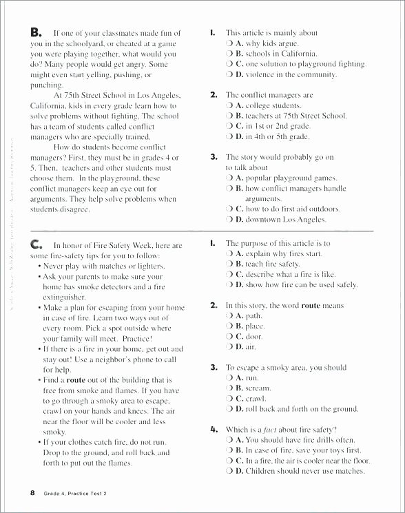 4th Grade Inferencing Worksheets Observation and Inference Worksheet Answer Key