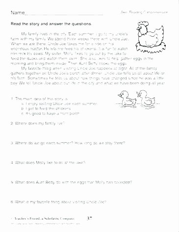 4th Grade Sequencing Worksheets Ideas Main Idea Story Worksheets Grade A Worksheet