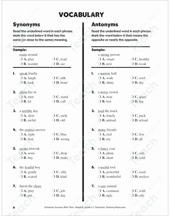 4th Grade Vocabulary Worksheets Pdf High School Vocabulary Worksheets Practice 7th Grade Act Pdf