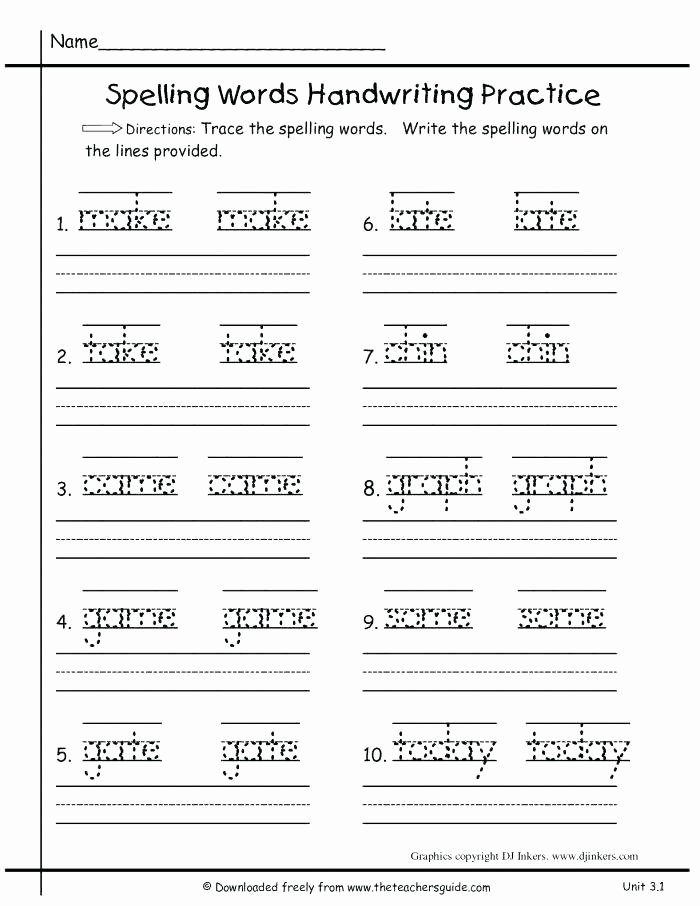 4th Grade Writing Worksheets Pdf Awesome See Say Write and Count Worksheet 1 Grade 1 Writing