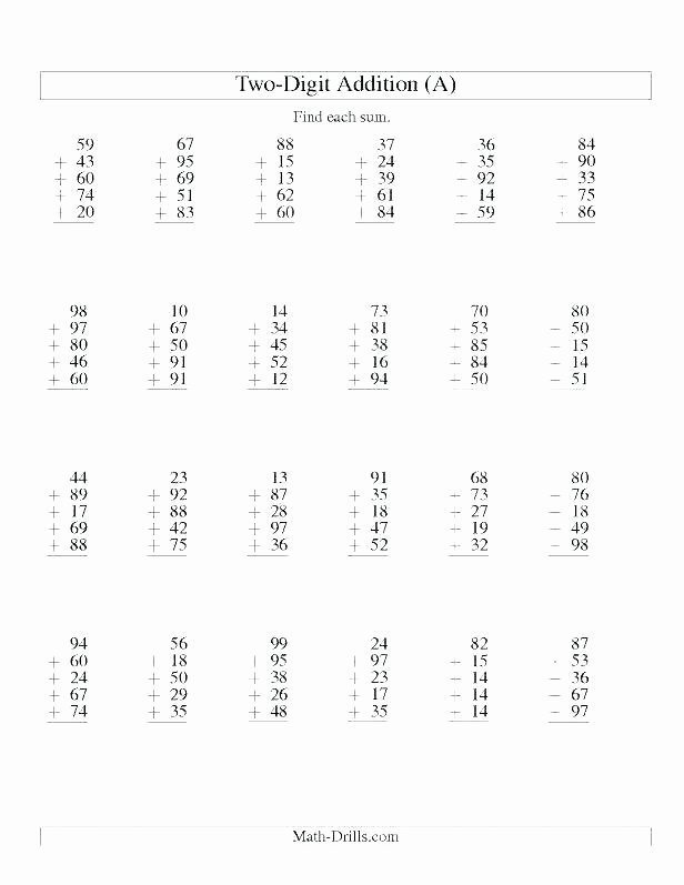 5 Digit Addition with Regrouping Free Addition Worksheets with Regrouping – todosobrelacorte