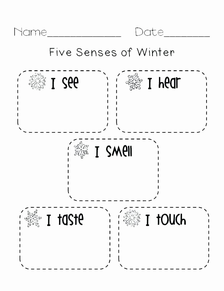 5 Senses Worksheets Pdf Free Printable Five Senses Worksheet for Kids My Match Up