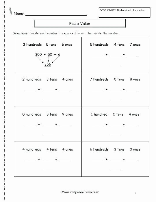 standard and expanded form worksheets teaching resources teachers 4th grade pdf word