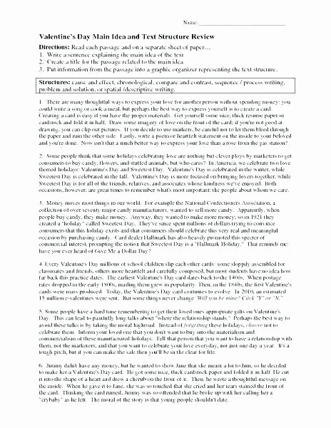 text structure grade worksheets organization 5th pdf