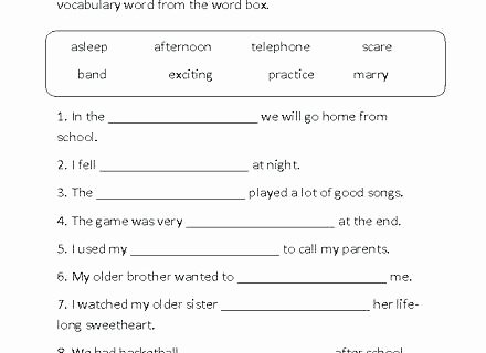 5th Grade Vocabulary Worksheets Pdf 5th Grade Spelling Worksheets Pdf