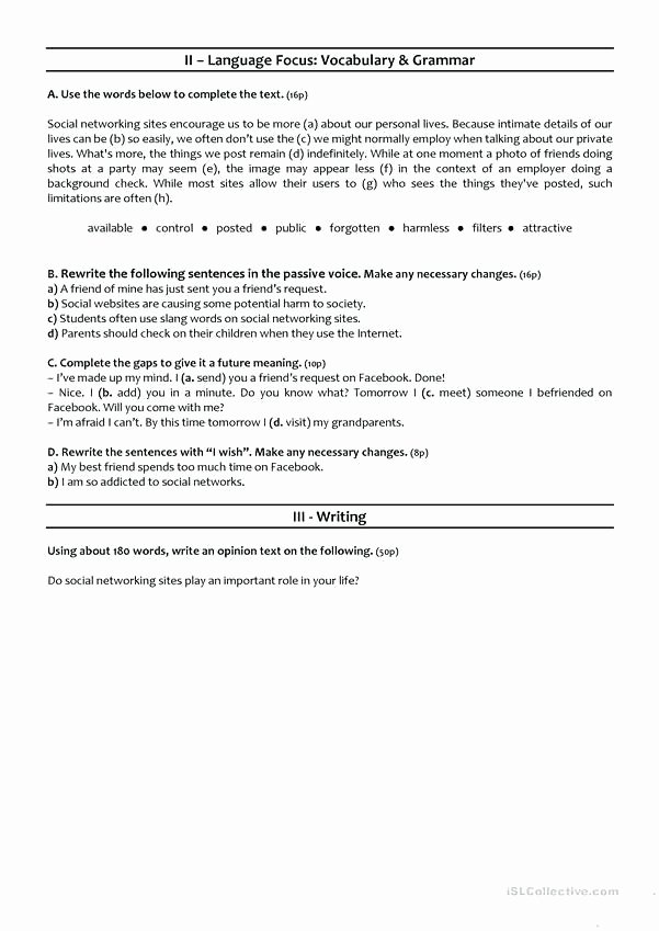 6th Grade istep Practice Worksheets 10th Grade English Worksheets