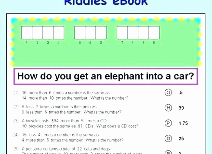 6th Grade Math Puzzle Worksheets Math Riddle Worksheets Math Riddle Worksheets Math Crossword