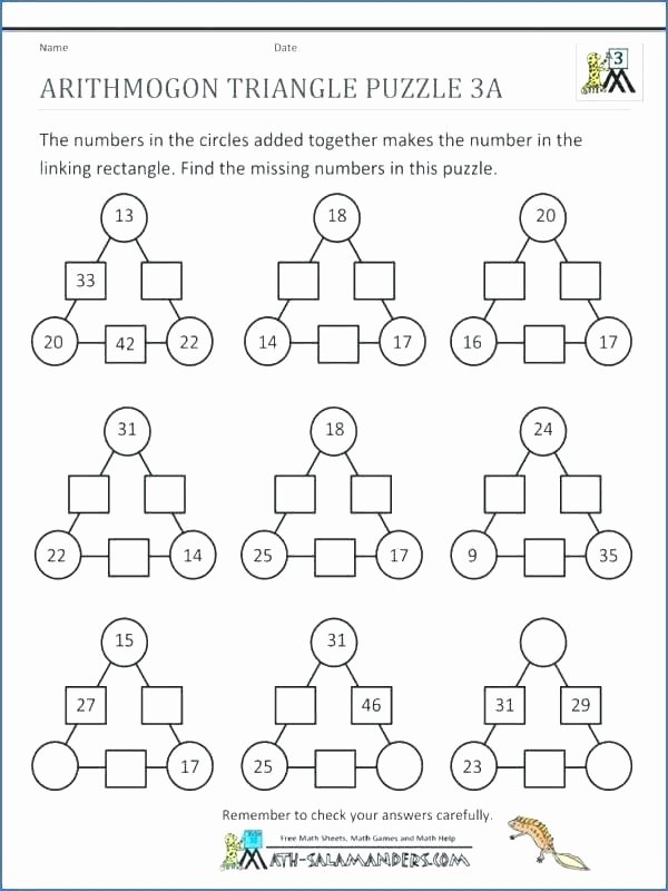 6th Grade Math Puzzles Worksheets 6th Grade Puzzle Worksheets – Onlineoutlet