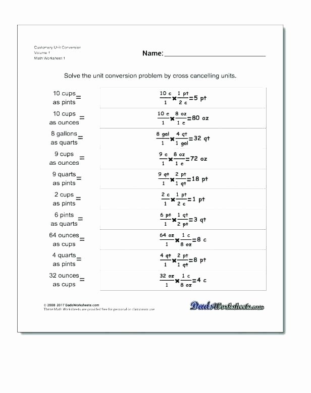 liquid measurement worksheets grade metric system charts mania conversions science 6 6th