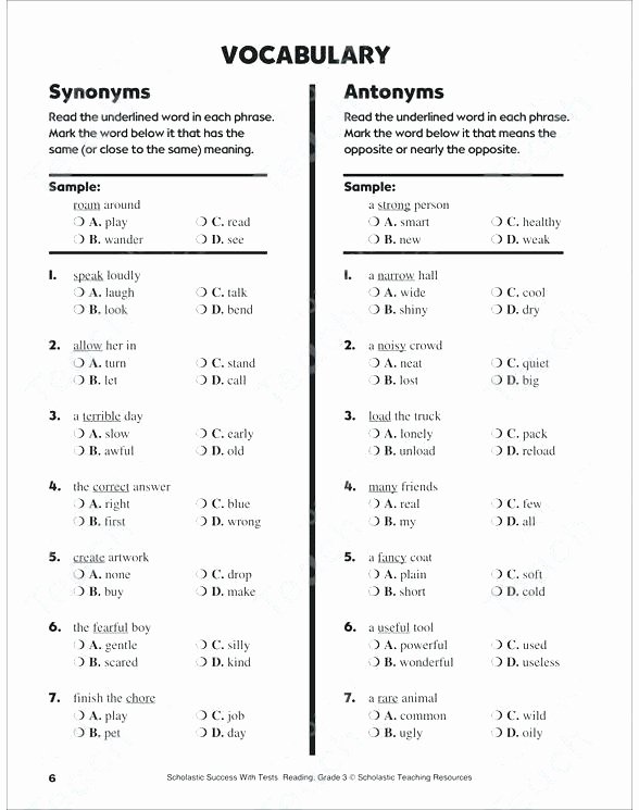 6th Grade Reading Worksheets A and An Worksheets for Grade 2 Money Math Science Body