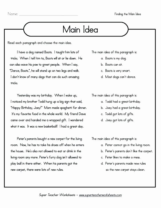 6th Grade Summarizing Worksheets Informational Text Worksheets