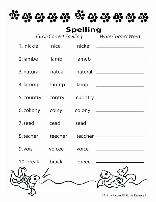 7th Grade Language Arts Worksheets Fun Worksheets for 7th Grade