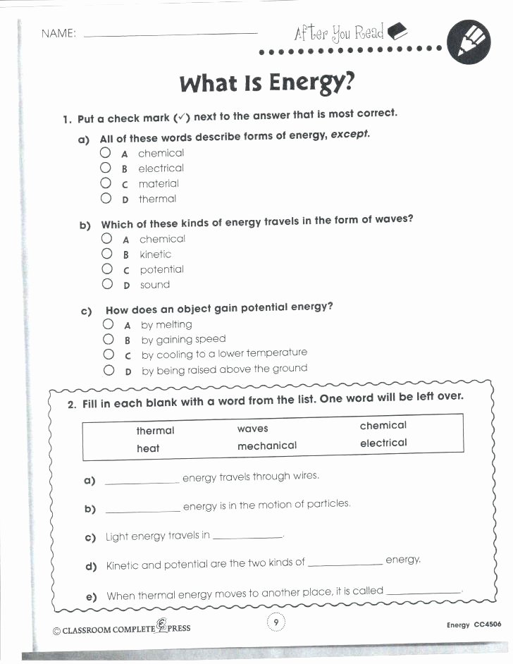 7th Grade Science Worksheets Pdf Beautiful 2nd Grade Science Worksheets
