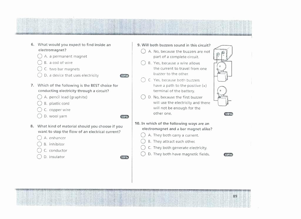 7th Grade Science Worksheets Unique Electric Circuit Worksheet Grade Collection Electrical