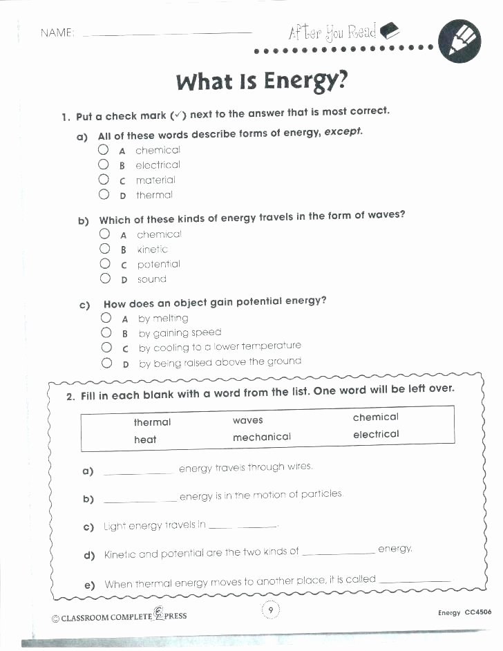 7th Grade social Studies Worksheets Science Worksheets for 7th Grade Pdf