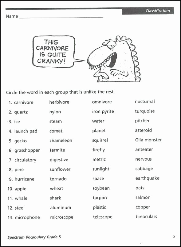 8th Grade Math Vocabulary Crossword Fresh Grade Vocabulary Worksheets for Educations A Free Download