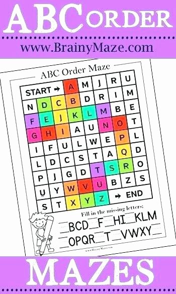 Abc order Worksheets Kindergarten Printable Alphabetical order Worksheets Grade and astronomy