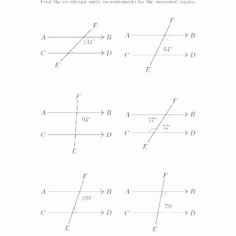 Act Geometry Practice Worksheets Basic Geometry Angles Worksheets