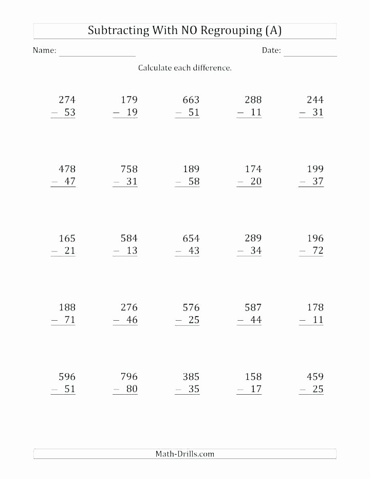Adding Doubles Worksheet 2nd Grade Double Digit Addition without Regrouping Worksheets 2 with
